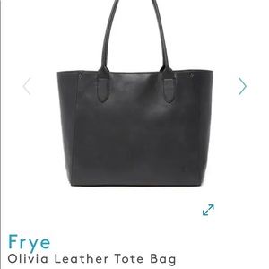 Frye Olivia Leather Tote Bag